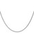 14K White Gold 30 inch 1mm Round Open Link Cable with Lobster Clasp Chain