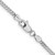 14K White Gold 30 inch 2mm Franco with Lobster Clasp Chain