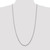 14K White Gold 30 inch 4mm Diamond-cut Rope with Lobster Clasp Chain