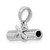 14K White Gold 3-D DIPLOMA  Rolled Up Charm