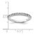 14k White Gold 3mm Filigree Wedding Band - X9-CE9AC4CF-7716