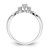 14k White Gold 3-stone Diamond Ring - RM-CFA89664-5987