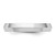 14k White Gold 4mm Knife Edge Comfort Fit Wedding Band Size 7