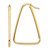 14k 1.5mm Polished Triangle Dangle Hoop Earrings - TF-0C2AD092-7320