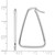 14k 1.5mm White Gold Polished Triangle Dangle Hoop Earrings - TF-13AFF760-3707