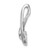 14k White Gold 4mm Round Stone Pendant Mounting