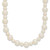 14k White Gold 5-8mm White Near-Round Freshwater Cultured Pearl 18 inch Necklace