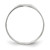 14k White Gold 6.5x7.5mm Closed Back Signet Ring