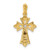 14k 1/10ct. Diamond Fancy Cross Pendant