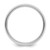 14k White Gold 6mm Standard Weight Comfort Fit Brushed Satin with Polished Beveled Edge Wedding Band Size 7.5