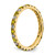 14k 1/2 carat Lab Grown Diamond VS/SI+ G+ and Lab Created Yellow Sapphire Size 6 Eternity Band