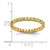14k 1/2 carat Lab Grown Diamond VS/SI+ G+ and Lab Created Yellow Sapphire Size 6 Eternity Band