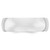 14k White Gold 7mm Standard Weight Comfort Fit Wedding Band Size 9.5