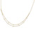 14k 1/2 carat Lab Grown Diamond VS/SI+ G+ Sixteen Station Double Strand 18 inch Necklace