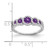 14k White Gold Amethyst and Diamond Ring - RM-7A0693BF-9991