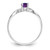 14k White Gold Amethyst Birthstone Ring - XB-788CADDF-3494