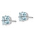 14k White Gold Aquamarine Earrings - XE-71CCF3C8-7425