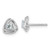 14k White Gold Aquamarine Post Earrings - EM-4BBE88BD-6744
