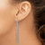 14K White Gold Bead Chain Earrings