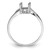 14k White Gold Birthstone Ring Mounting - XB-C1BB8BC8-5830