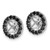 14k White Gold Black Diamond Earring Jackets - EJ-804B2BD3-2112