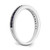14k White Gold Blue Sapphire Complete Channel Band - RM-EDAD16E5-3349