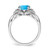 14k White Gold Blue Topaz and Diamond Ring - RM-F5347E7E-7601