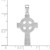 14k White Gold Celtic Cross Pendant - K5-57A1B708-1195