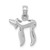 14k White Gold Chai Pendant - C3-7182E362-1162