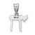 14k White Gold Chai Pendant - M1-ADD39639-5649