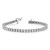 14k White Gold Complete 2 carat Diamond Illusion Setting 7 inch Tennis Bracelet - BM-CC794982-3666