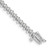 14k White Gold Complete 7/8 carat Round AA Diamond 2-prong S-link 7 inch Tennis Bracelet