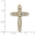 14k 1/4ct. Diamond Budded Cross Chain Slide - PM-35449B1B-6015