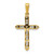 14k 1/4ct. Diamond Cross Pendant - PM-B48D77C7-1873