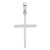 14k White Gold Cross Charm - XR-A34A2423-6065