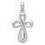 14k White Gold Cross Pendant - K3-C0DA4A1D-9204