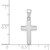 14K White Gold Cross Pendant - K6-16786723-5627