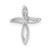 14k White Gold Cross Pendant Mounting - PM-93B7CA3A-3097