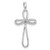 14k White Gold Cross Pendant Mounting - PM-9D5FF493-2399