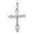 14k White Gold Crucifix Pendant - C2-24D7EED4-8646