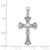 14K White Gold Crucifix Pendant - C4-74D7C7FF-1087