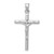 14k White Gold Crucifix Pendant - D3-5660B231-1290