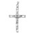 14K White Gold Crucifix Pendant - K3-7D7F4FF9-3518
