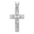 14k White Gold Crucifix Pendant - K6-CC15CD95-7403
