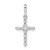 14k White Gold CZ Cross Pendant - XR-9E44EB8E-3383