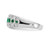 14k White Gold Diamond and Emerald Fancy Ring - RM-E980B7DE-5608