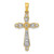 14k 1/5ct. Diamond Cross Pendant