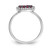 14k White Gold Diamond and Ruby Ring - RM-2F687510-1171