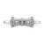 14k White Gold Diamond Bow Ring - RM-4CE016EB-1417