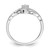 14k White Gold Diamond Bypass Ring - RM-FA2F5495-5566